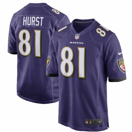 Men's Hayden Hurst Purple Player Limited Team Jersey