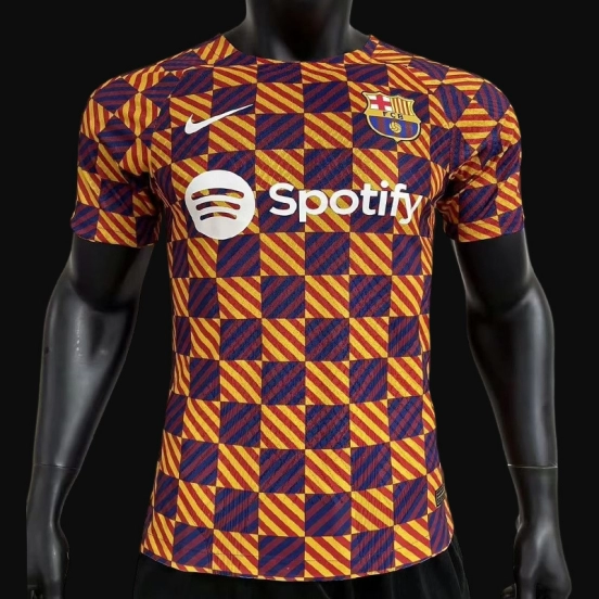 Player Version 22 23 Barcelona Orange Training Jersey