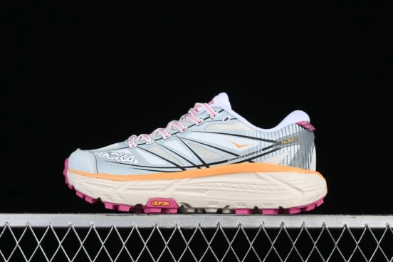 Hoka Mafate Speed 2 Lightweight Cushioned Trail Running Shoes with Vibram Outsole - 1126851 WIFL