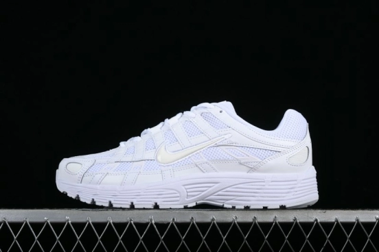 Nike P-6000 PRM Retro Casual Sneakers with Lightweight Design - BV1021-102