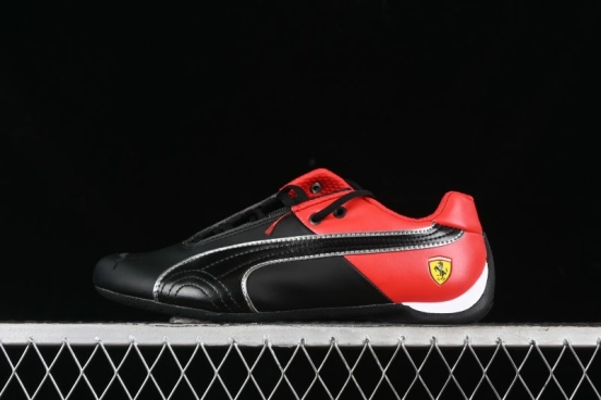 Puma Sparco Future Round Toe Lace-Up Low-Top Lifestyle Casual Shoes in Leather and Fabric - 307889-03