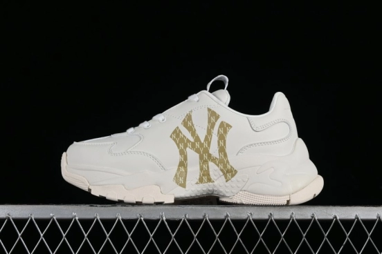 MLB Bigball Chunky Mono New York Yankees Height Increasing Thick Sole Casual Sneakers - 32SHCM01150I