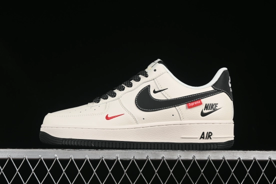 Nike Air Force 1 '07 Low Supreme Casual Sneakers with Full-Length Air Cushion - HH7518-038