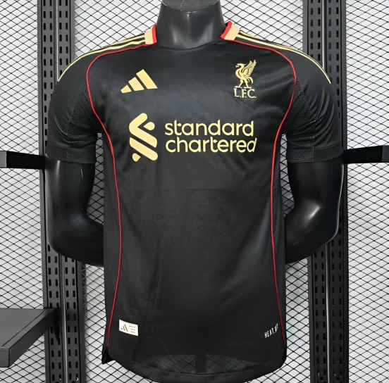 Player Version 25/26 Liverpool Third Black Jersey