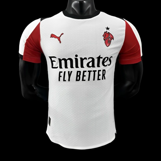 Player Version 25/26 AC Away White Jersey