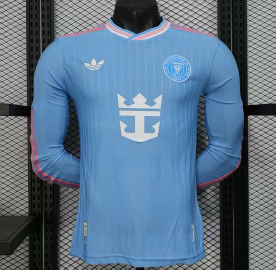 Player Version 25/26 Inter Miami Blue Third Long Sleeve Jersey