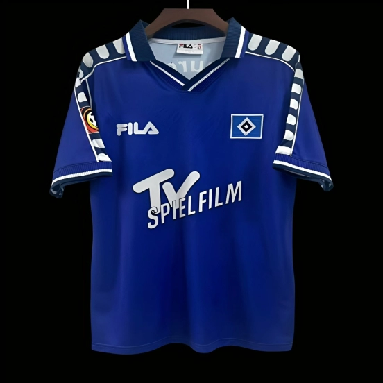 Retro 00/01 Hamburger SV Away Blue Jersey