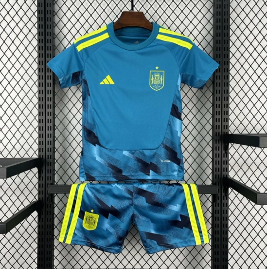 2026 Kids Spain World Cup Goalkeeper Kit